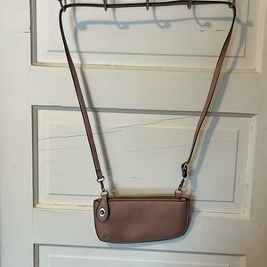 NWOT Joy Susan light pink leather crossbody purse